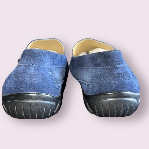 Kenneth Cole Navy Blue Suede Leather Lead The Way Loafers Men’s Size 10 - Picture 6 of 9